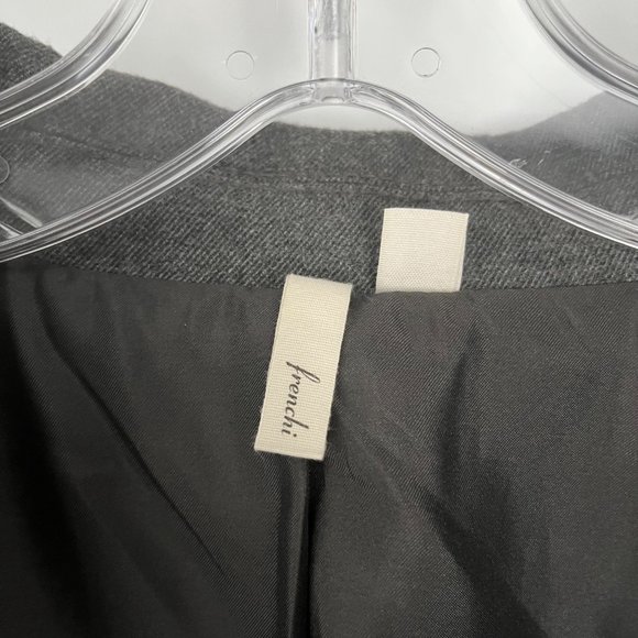 Frenchi Grey One Button Long Sleeve Notch Lapel Blazer Jacket X-Large XL - Picture 4 of 8